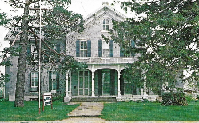 Conger House Museum postcard