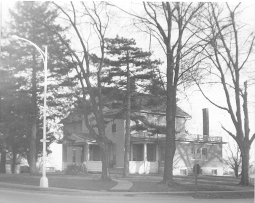 Front and west side of the house.